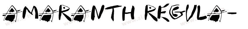Amaranth Regula字体转换